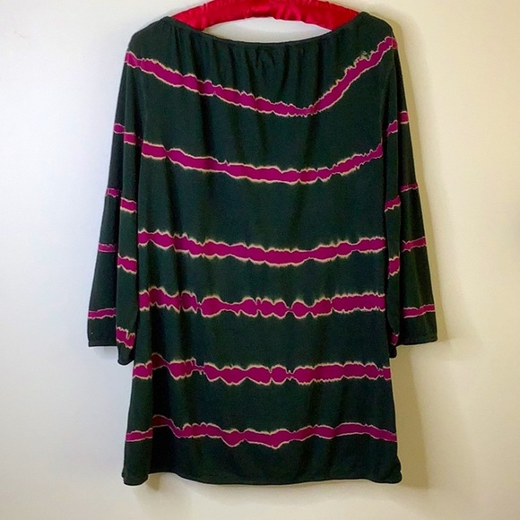 VTG Lucky Brand Tie Dye Top L - Picture 6 of 8